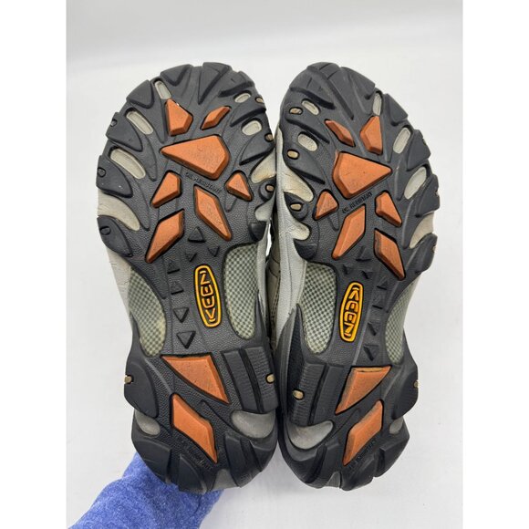 Keen Men's ASTM F2413-11 Steel Toe Utility Work Shoes Size 8 Green Black Lace Up - Picture 14 of 16